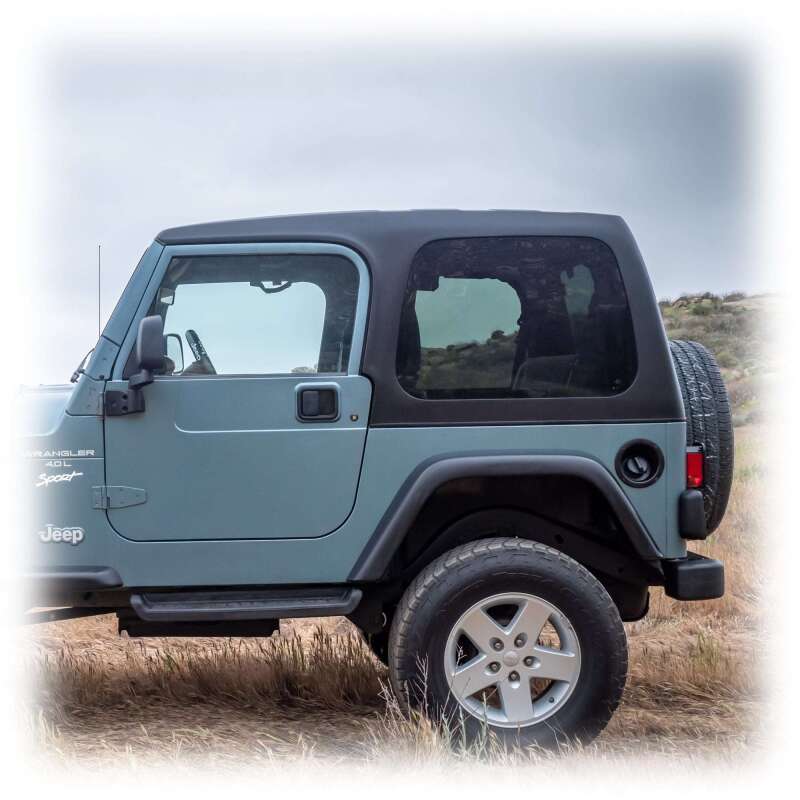 Jeep TJ Hardtop - TURN Offroad - Squareback, 1-Piece - White - `97-`06
